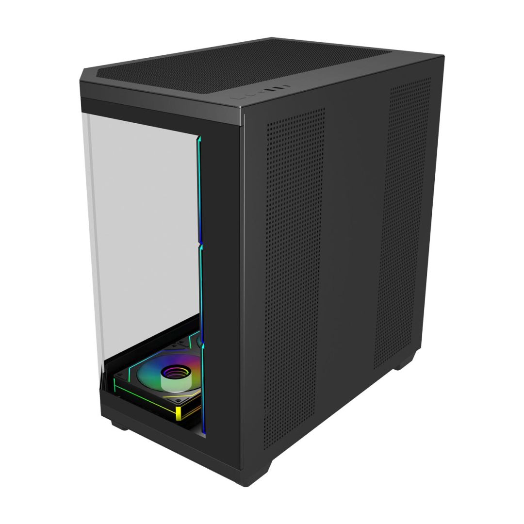 FSP U580 ARGB Tempered Glass Black