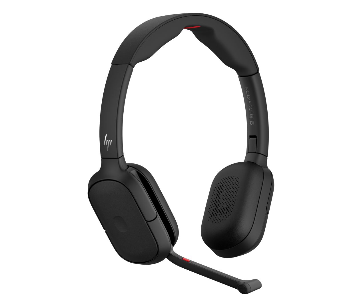 HP Poly Focus 625 Fold Stereo Bluetooth Headset Black