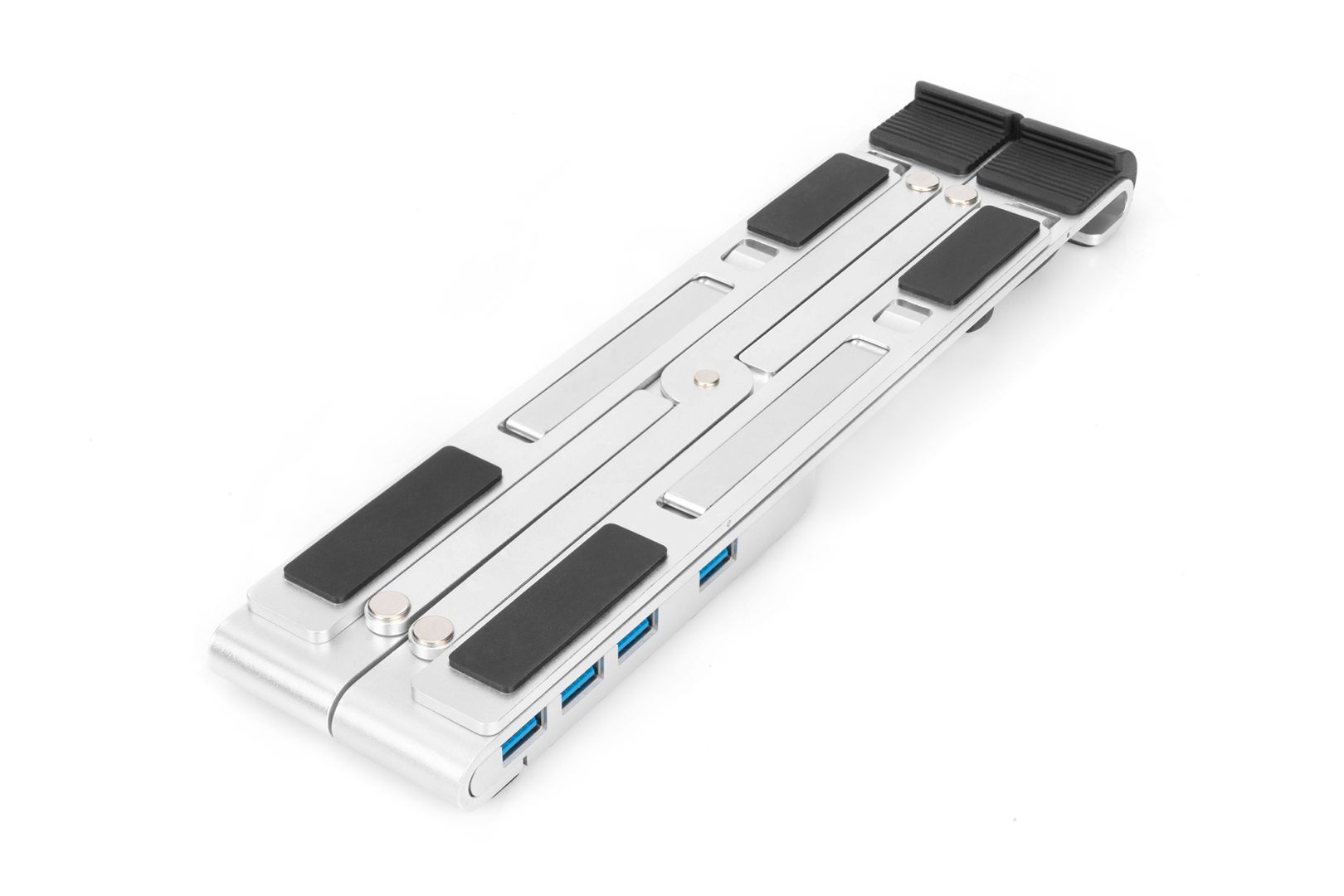 Digitus Változtatható Notebook Állvány integrált USB-C Hubbal Silver