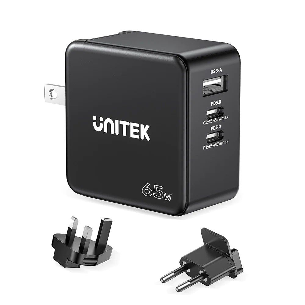 Unitek P1117B Wall Charger 65W Black