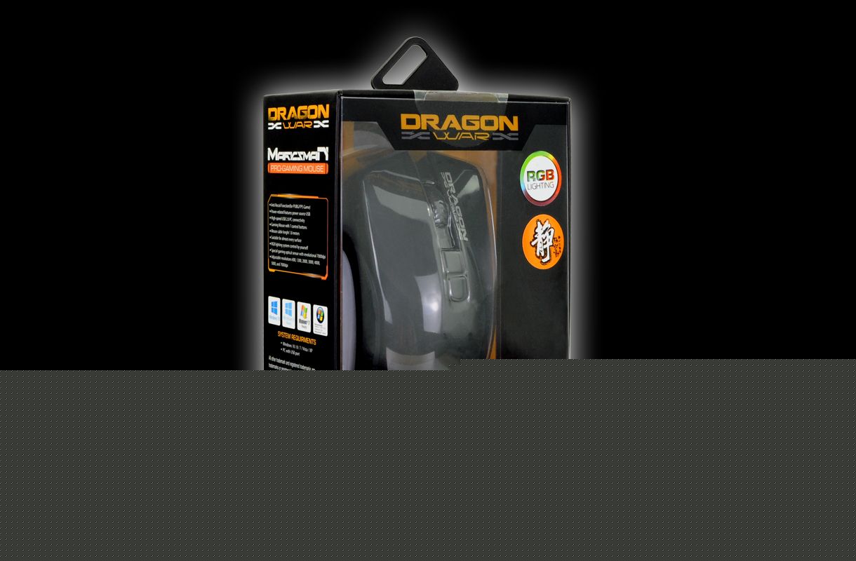 Dragon War G20 Marksman Professional RGB Gaming Mouse Black