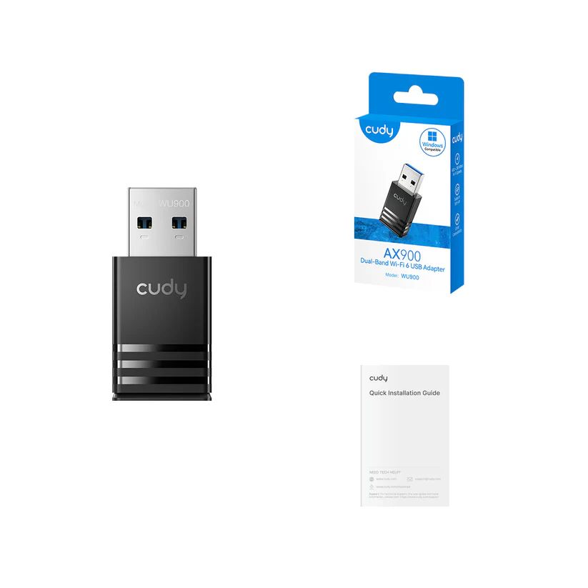 Cudy WU900 AX900 Dual-Band Wi-Fi 6 USB Adapter