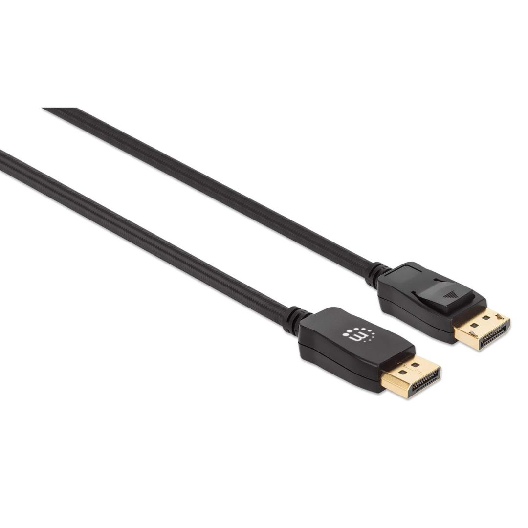 Manhattan 8K@60Hz DisplayPort 1.4 male/male Cable 1m Black