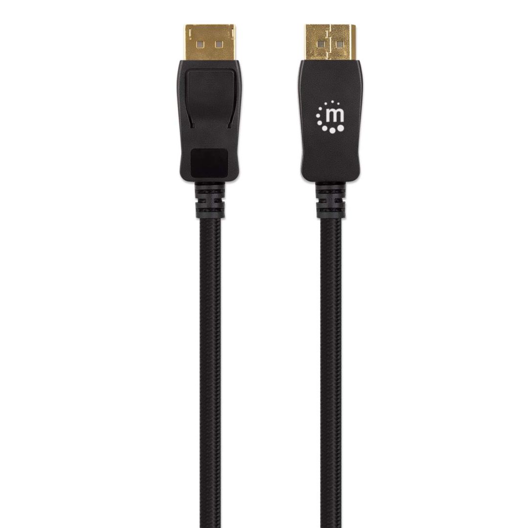 Manhattan 8K@60Hz DisplayPort 1.4 male/male Cable 2m Black