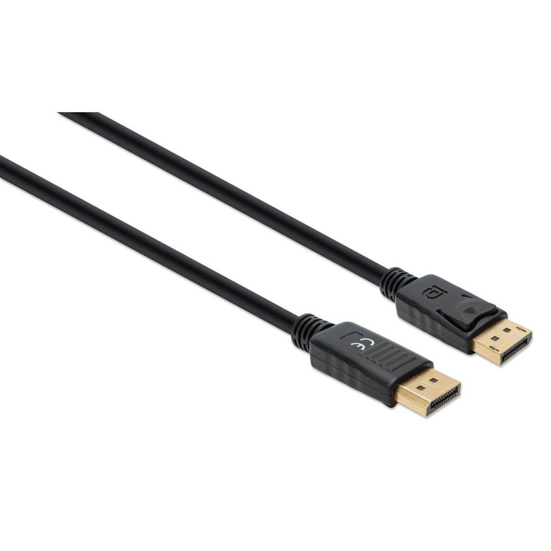 Manhattan 8K@60Hz DisplayPort 1.4 male/male Cable 3m Black