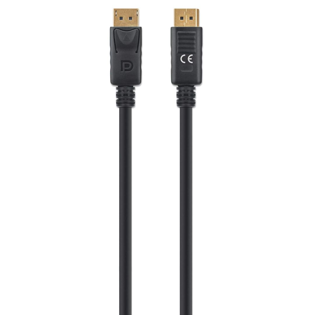 Manhattan 8K@60Hz DisplayPort 1.4 male/male Cable 3m Black
