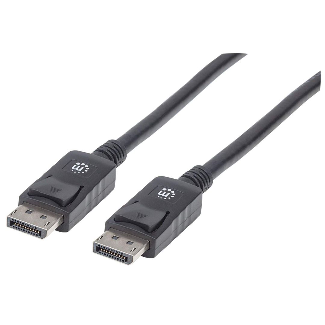 Manhattan 4K@60Hz DisplayPort 1.2 male/male Cable 2m Black