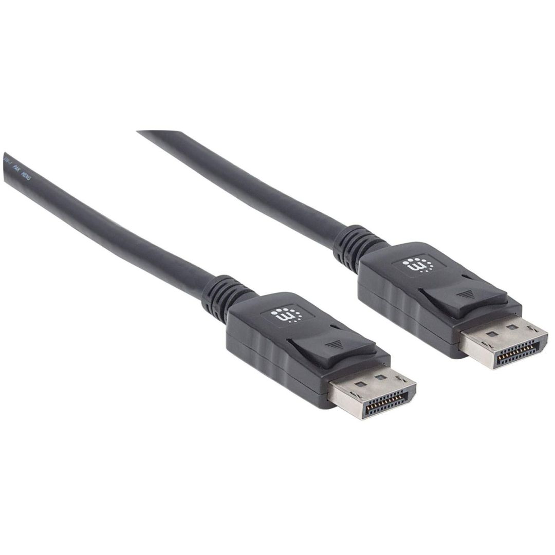 Manhattan 4K@60Hz DisplayPort 1.2 male/male Cable 2m Black