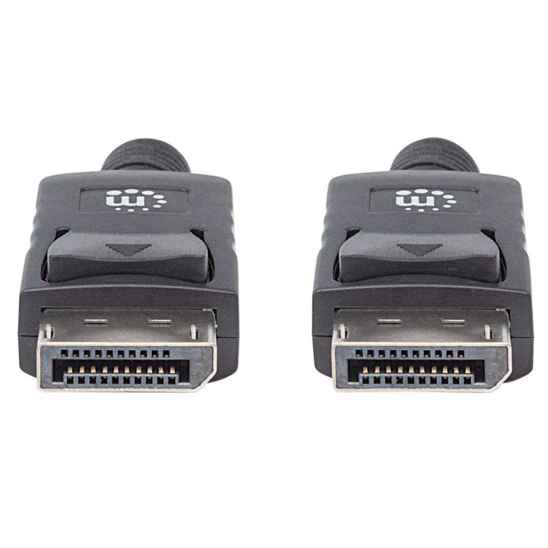 Manhattan 4K@60Hz DisplayPort 1.2 male/male Cable 2m Black