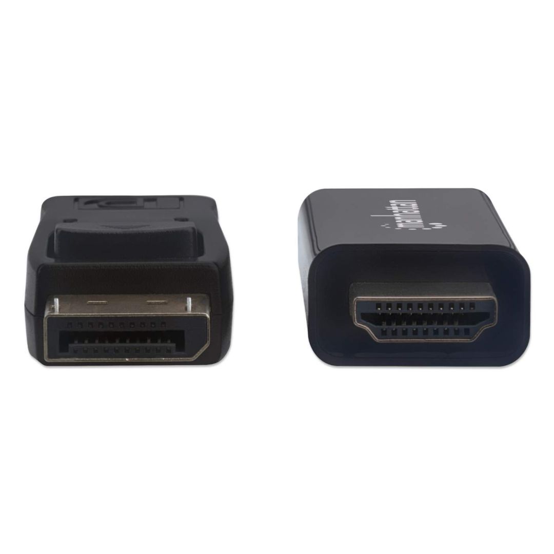 Manhattan 4K@60Hz DisplayPort 1.2 to HDMI 1.2 male/male Cable 1m Black