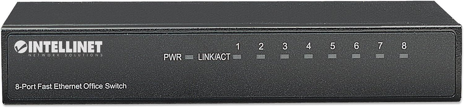 Intellinet 8-Port Switch Black