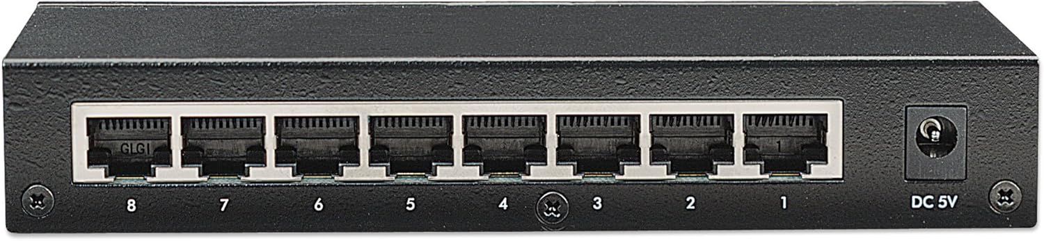 Intellinet 8-Port Switch Black