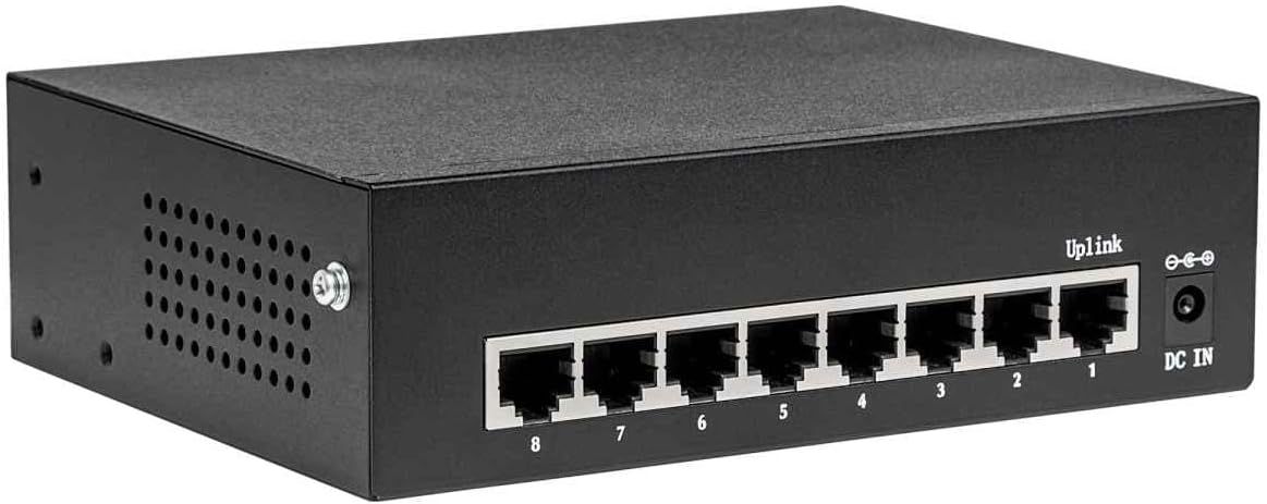 Intellinet 8-Port PoE Switch Black