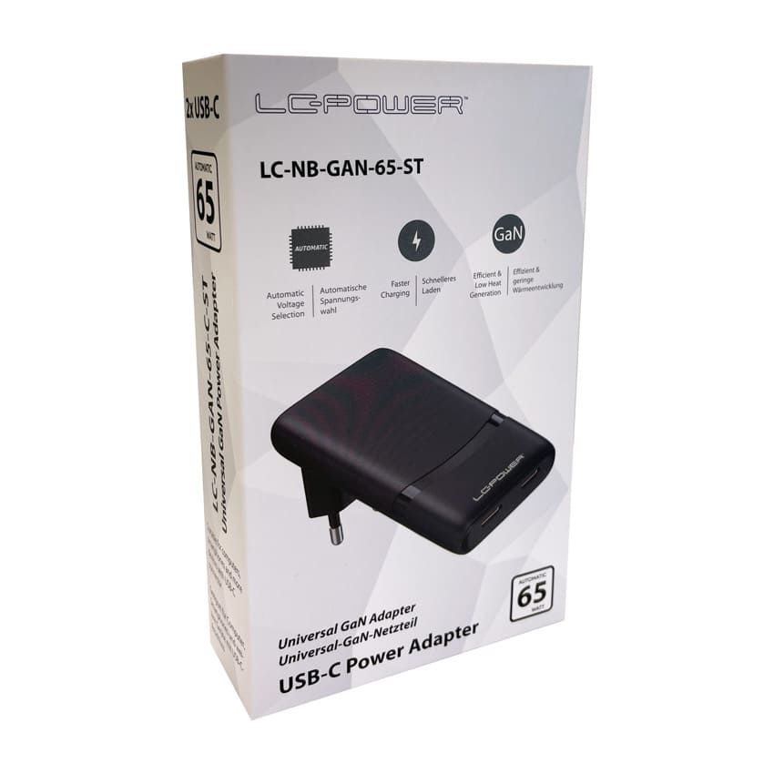 LC Power LC-NB-GAN-65-ST Black