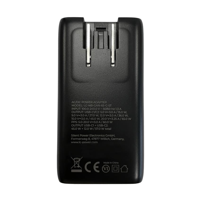 LC Power LC-NB-GAN-65-ST Black
