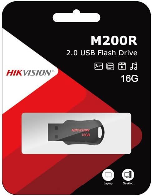 HikSEMI 16GB USB2.0 RNB M200R Black/Red