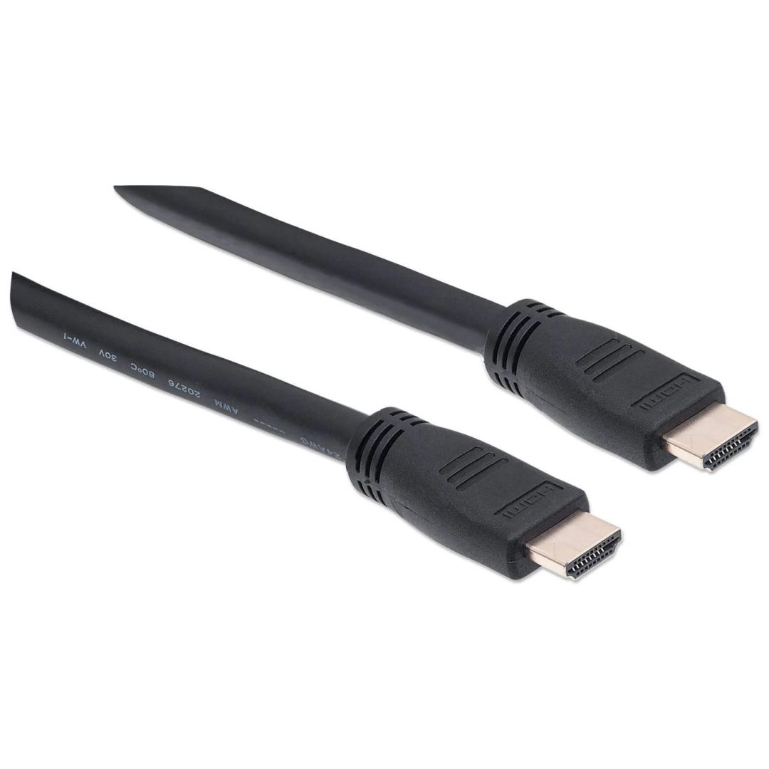 Manhattan CL3 In-Wall 4K@60Hz High Speed HDMI Cable with Ethernet 10m Black