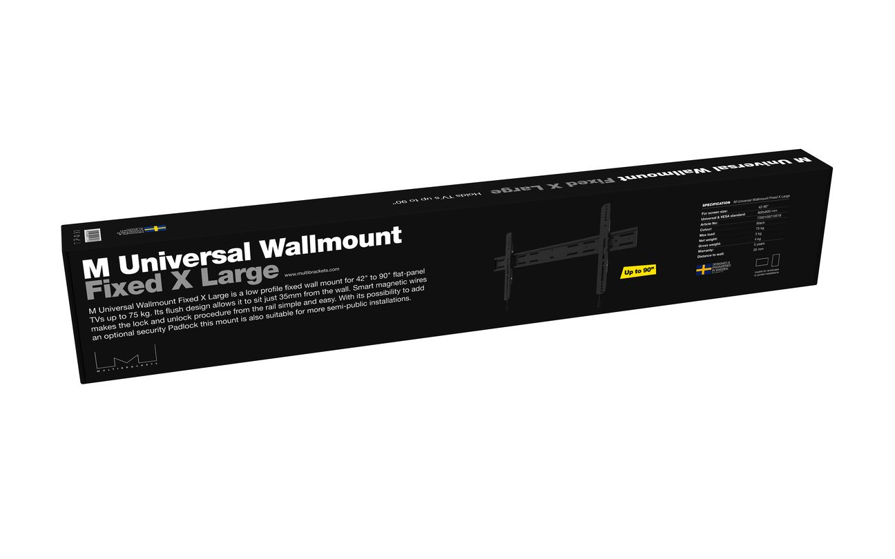 Multibrackets M Universal Wallmount Fixed X Large 42