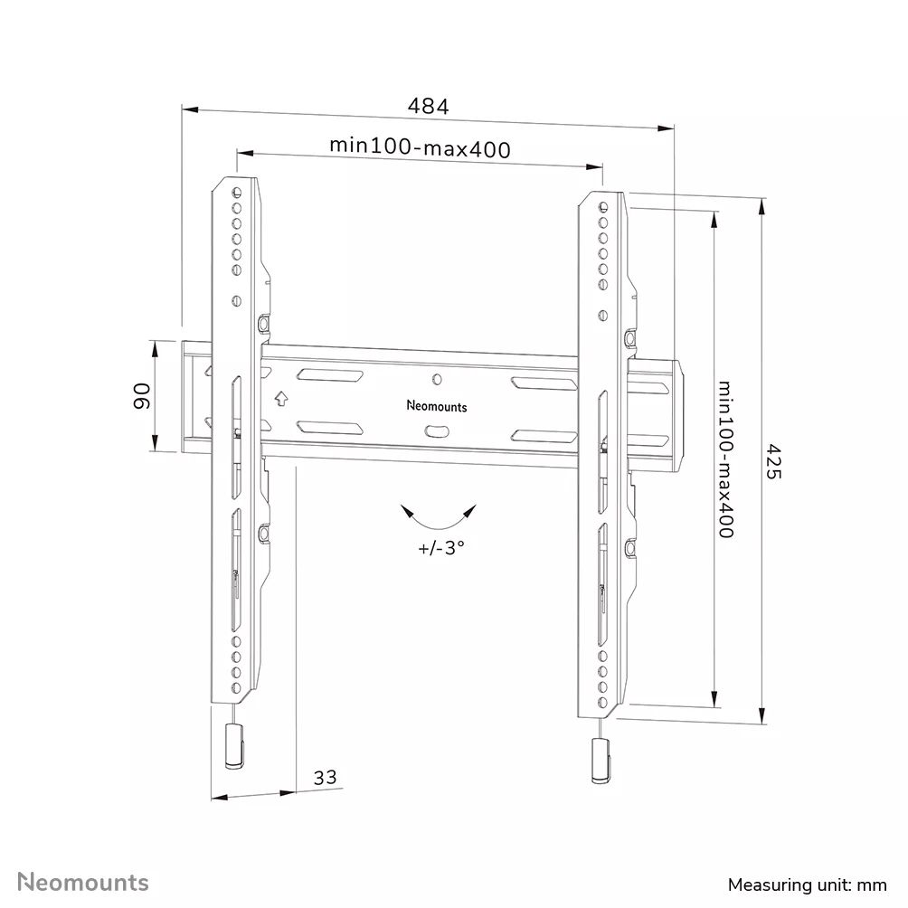 Neomounts WL30S-850BL14 Screen Wall Mount 40