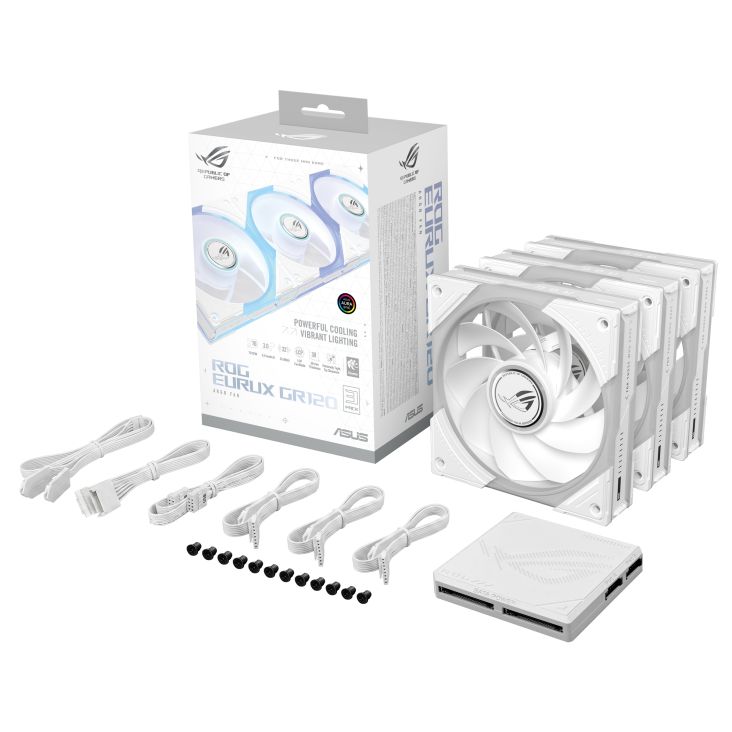 Asus ROG Eurux GR120 ARGB Reverse White Edition (Triple Pack)