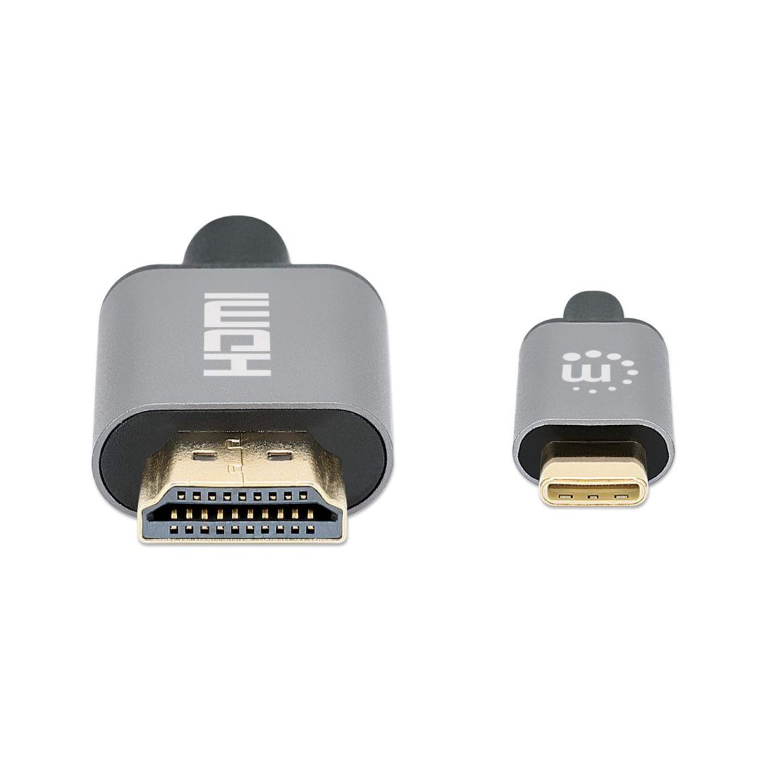 Manhattan 4K@60Hz USB-C to HDMI Adapter Cable 1m Black