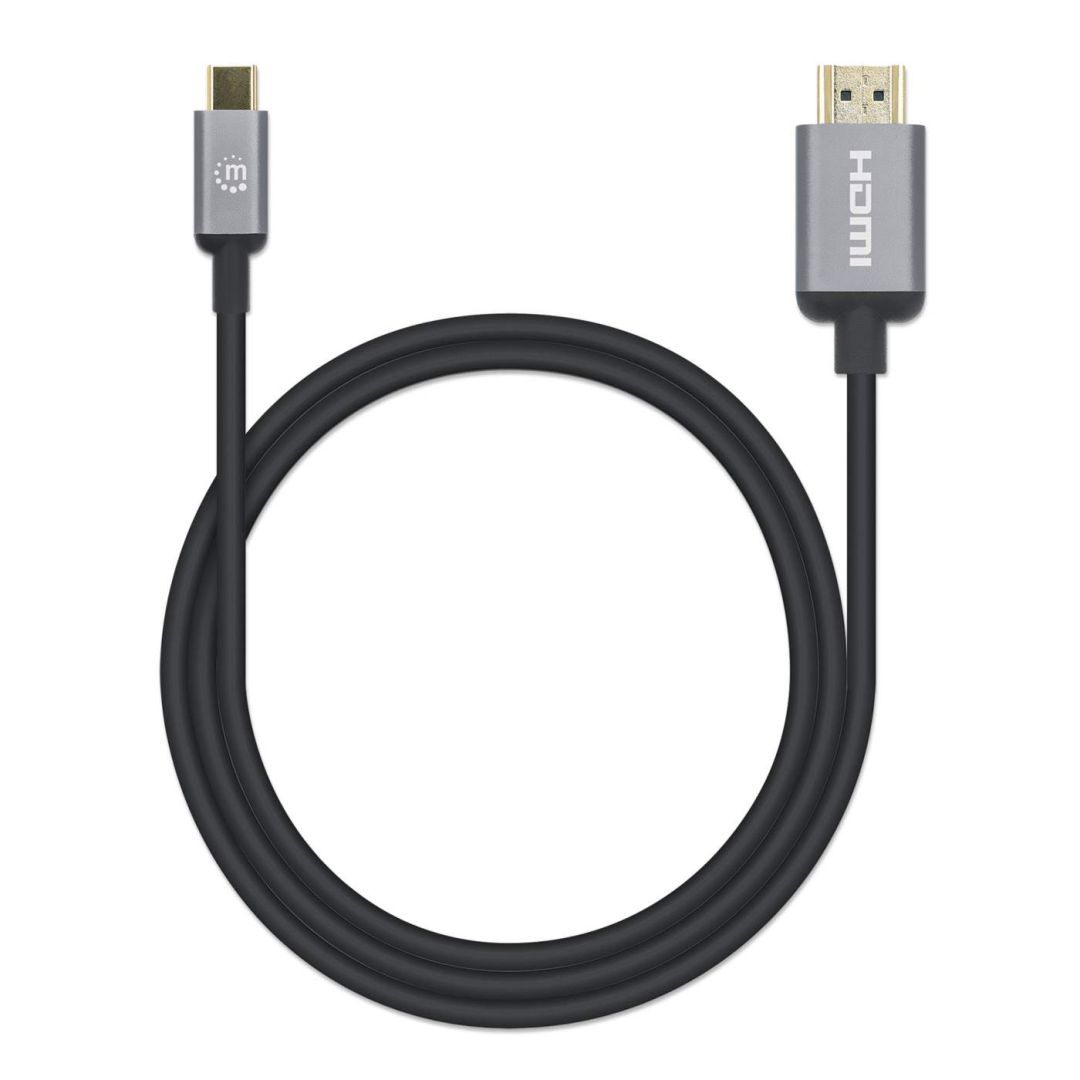 Manhattan 4K@60Hz USB-C to HDMI Adapter Cable 2m Black