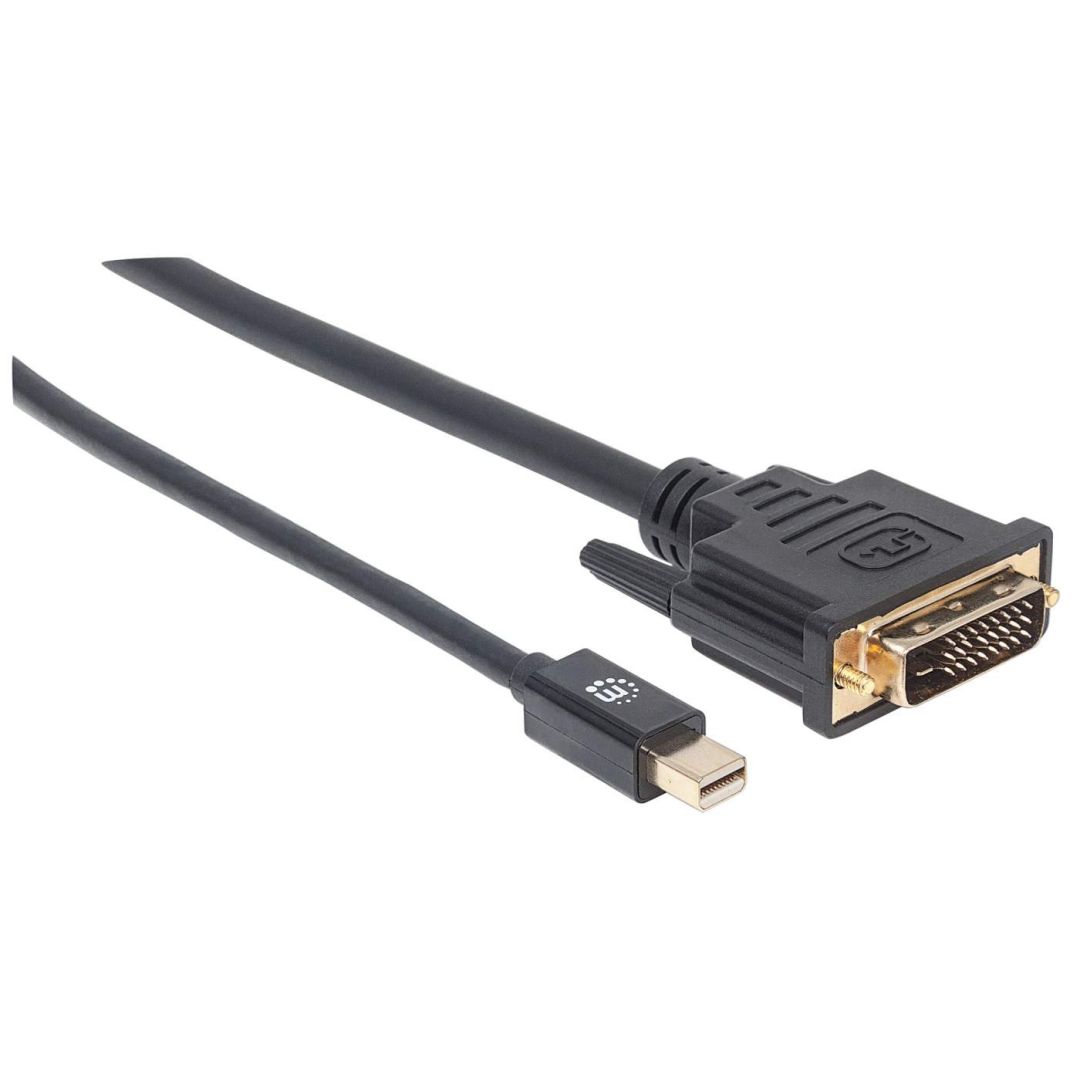 Manhattan Mini DisplayPort 1.2a to DVI Cable 1,8m Black