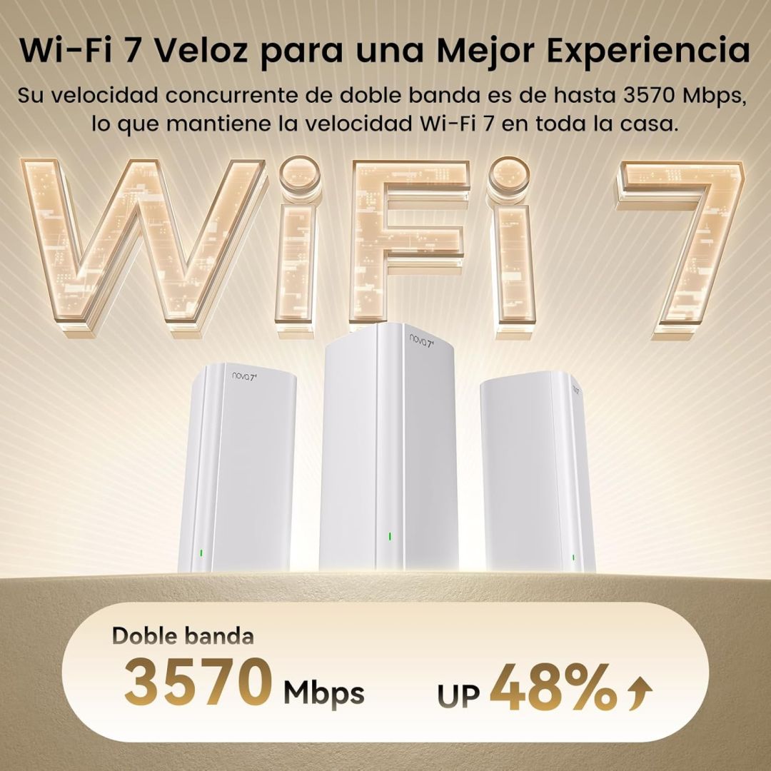 Tenda ME3 Pro BE3600 Whole Home Mesh Wi-Fi7 System (2 Pack)