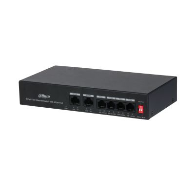 Dahua PFS3006-4ET-36 6-Port Fast Ethernet Switch with 4-Port PoE