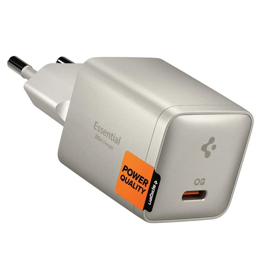Spigen ArcStation Essential 30W Wall Charger Natural Titanium