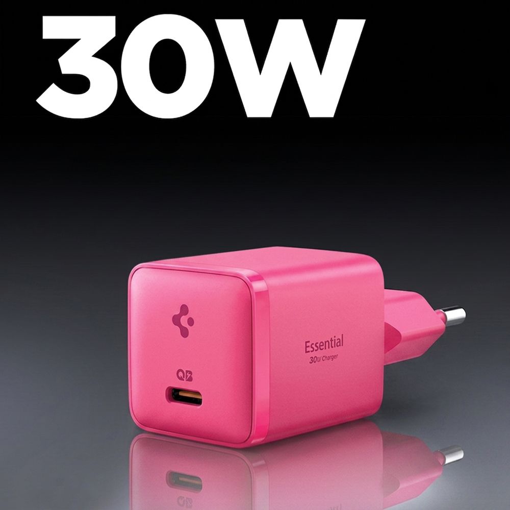 Spigen ArcStation Essential 30W Wall Charger Pink