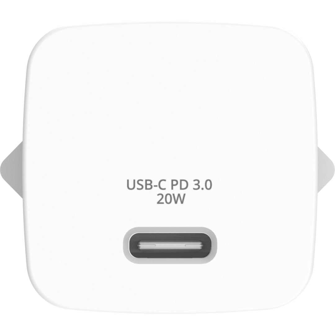 Verbatim Mini GaN Charger 20W with Cable 1m White