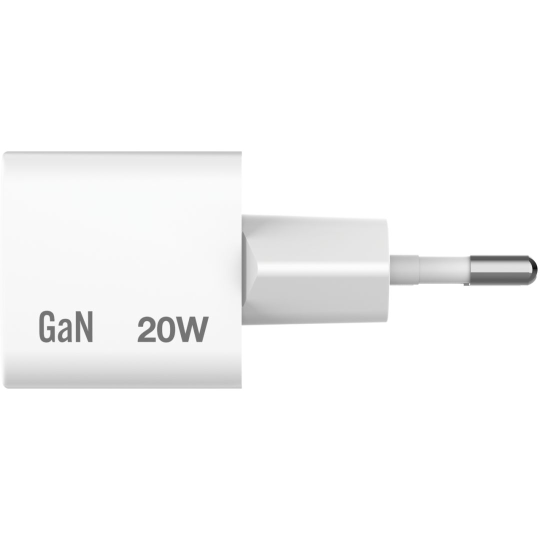 Verbatim Mini GaN Charger 20W with Cable 1m White
