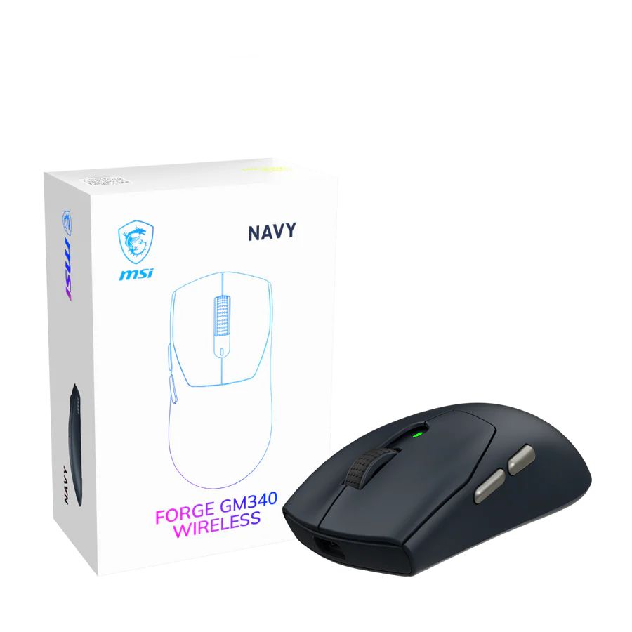 Msi Forge GM340 Gaming Wireless Bluetooth Mouse Navy