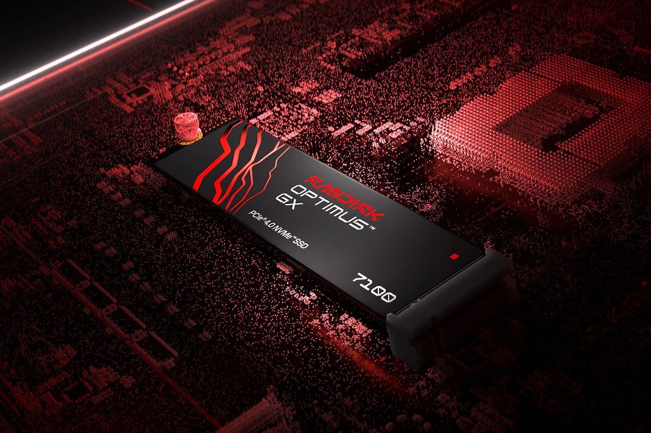 Sandisk 4TB M.2 2280 NVMe Optimus GX 7100