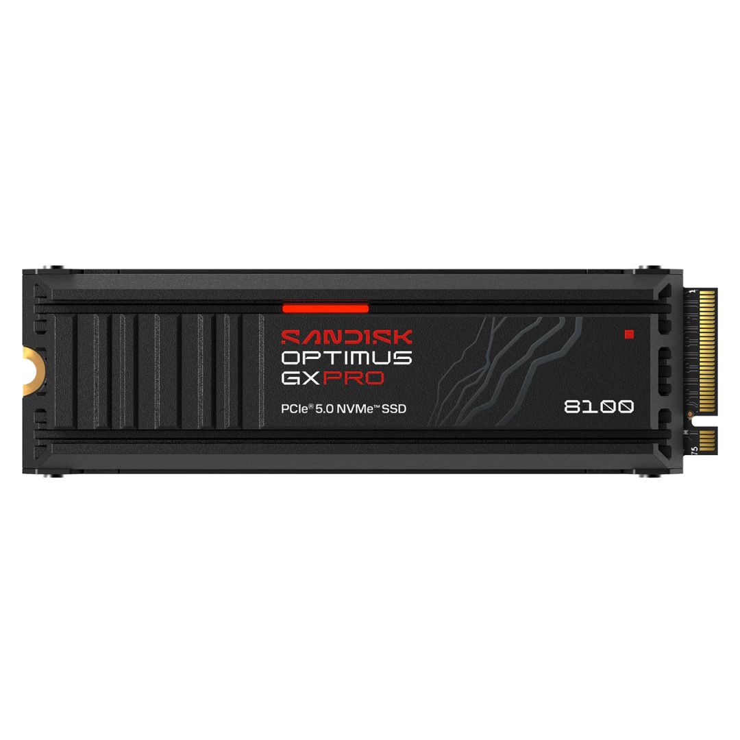 Sandisk 1TB M.2 2280 NVMe Optimus GX Pro 8100 with Heatsink