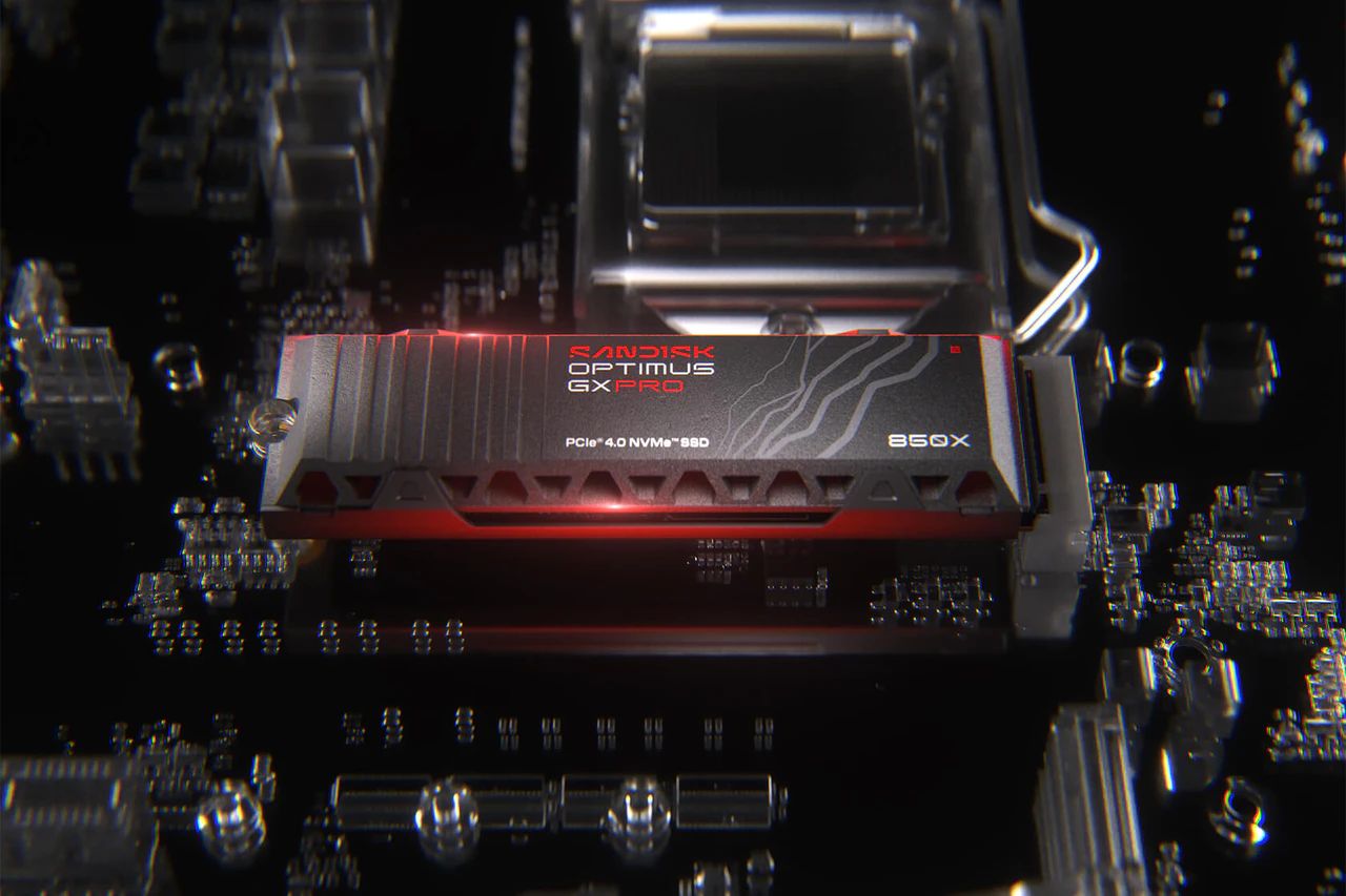 Sandisk 1TB M.2 2280 NVMe Optimus GX Pro 850X with Heatsink