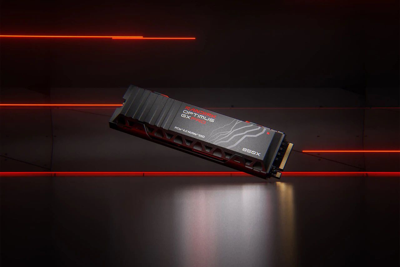 Sandisk 2TB M.2 2280 NVMe Optimus GX Pro 850X with Heatsink