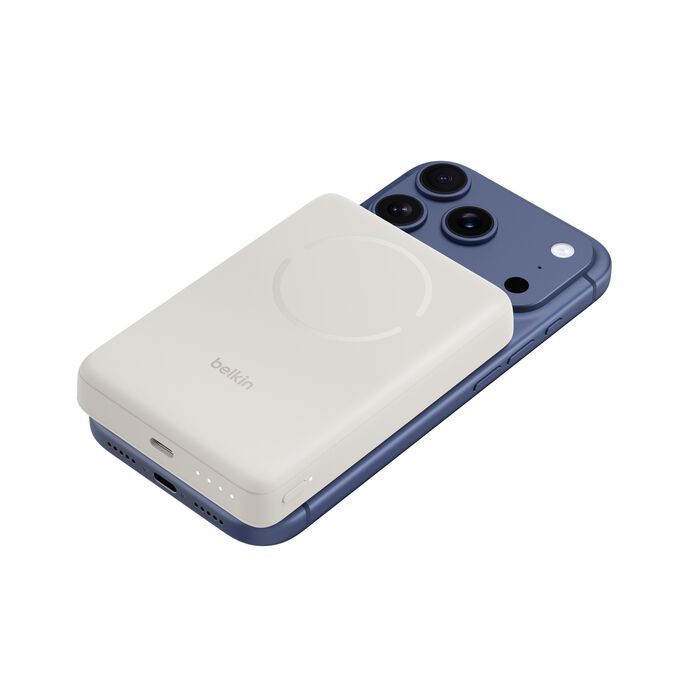 Belkin BoostCharge Slim Magnetic 10000mAh PowerBank Sand