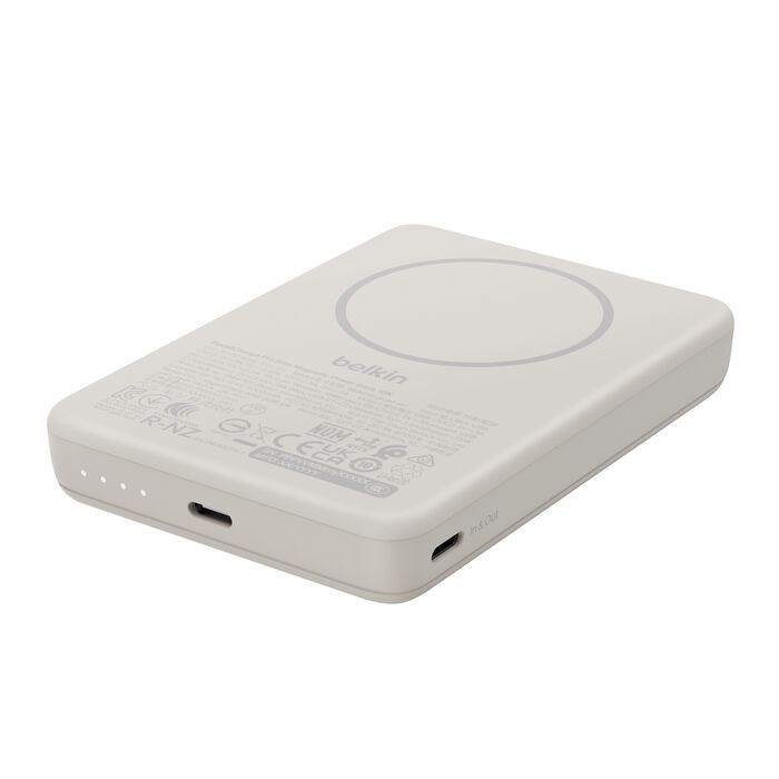 Belkin BoostCharge Slim Magnetic 10000mAh PowerBank Sand