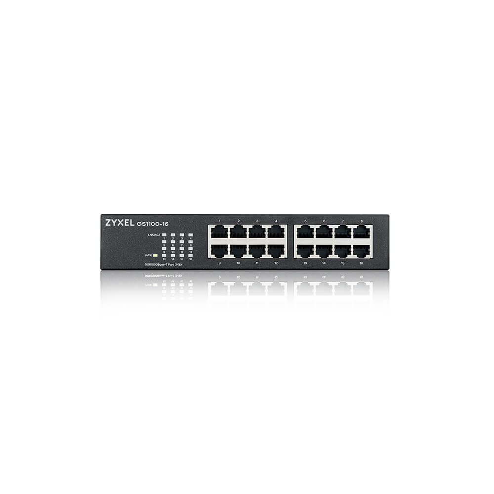ZyXEL GS1100-16 v4 16-port Gigabit Unmanaged Switch
