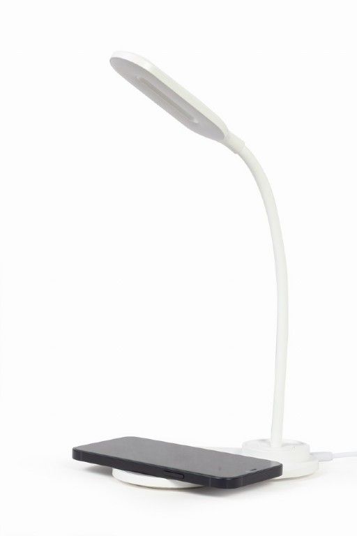 Gembird TA-WPC10-LED-01-MX Desk Lamp with Wireless Charger 10W White