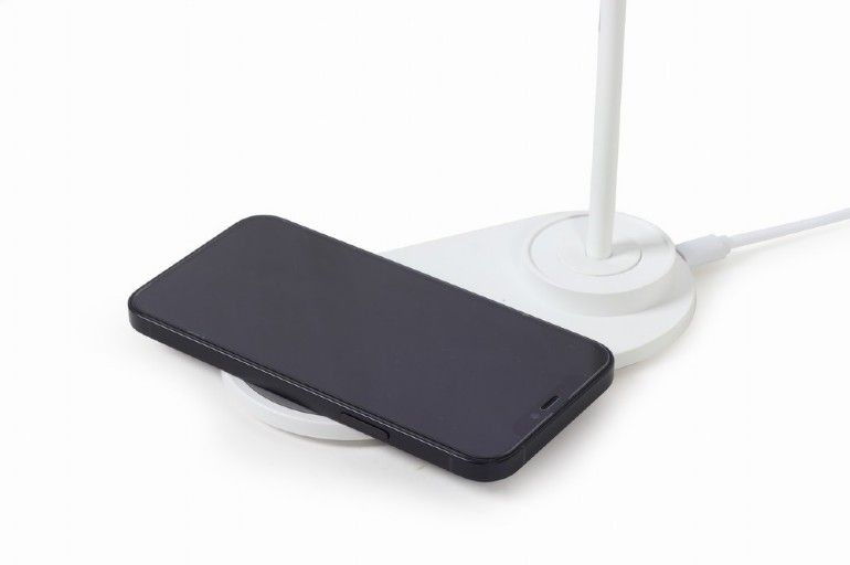 Gembird TA-WPC10-LED-01-MX Desk Lamp with Wireless Charger 10W White