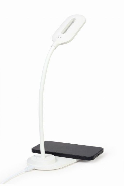Gembird TA-WPC10-LED-01-MX Desk Lamp with Wireless Charger 10W White
