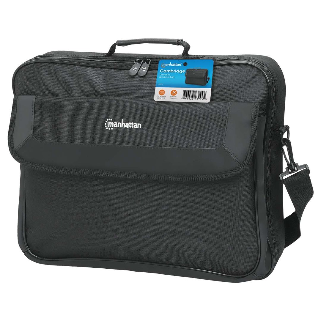 Manhattan Cambridge Clamshell Laptop Bag 17,3