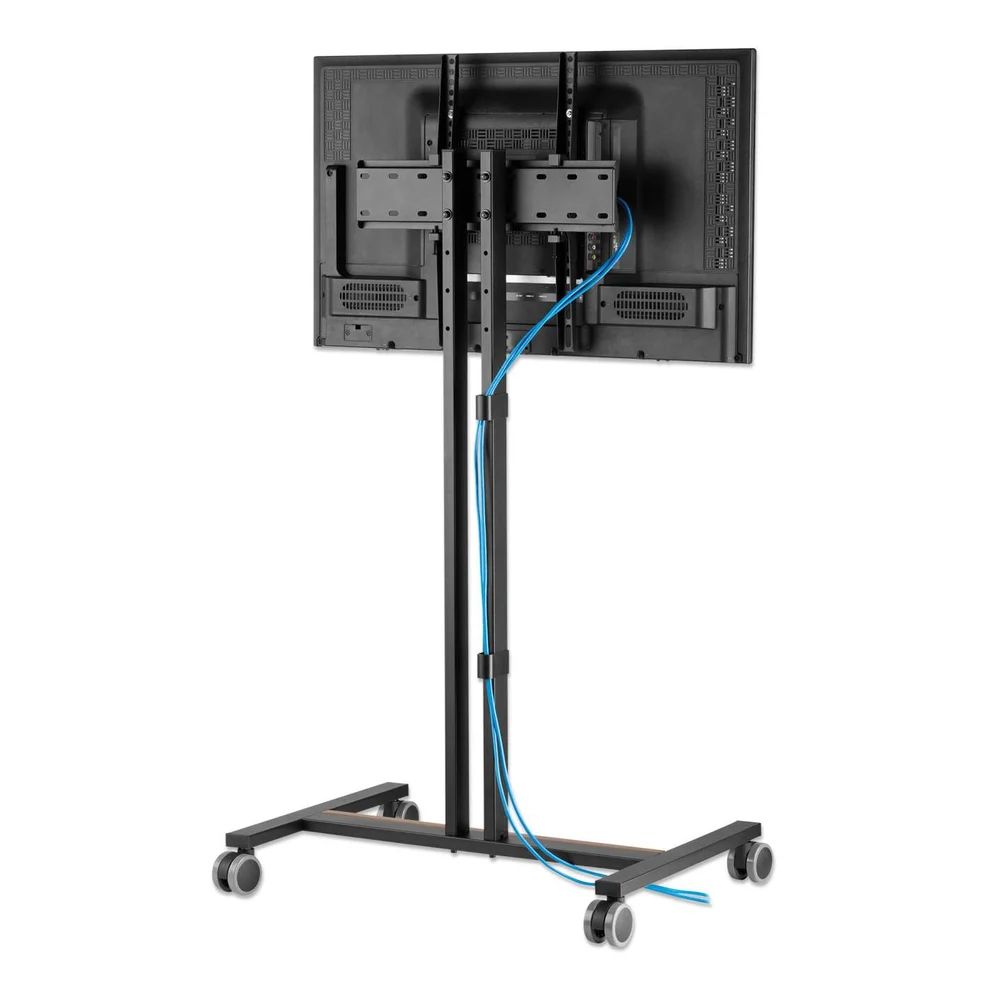 Manhattan Compact Height-Adjustable TV Cart / Stand 34