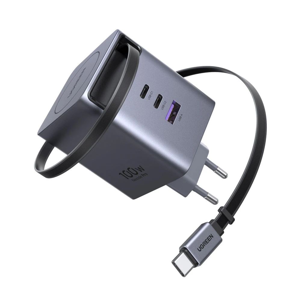UGREEN Nexode X616 100W GaN Wall Charger Grey
