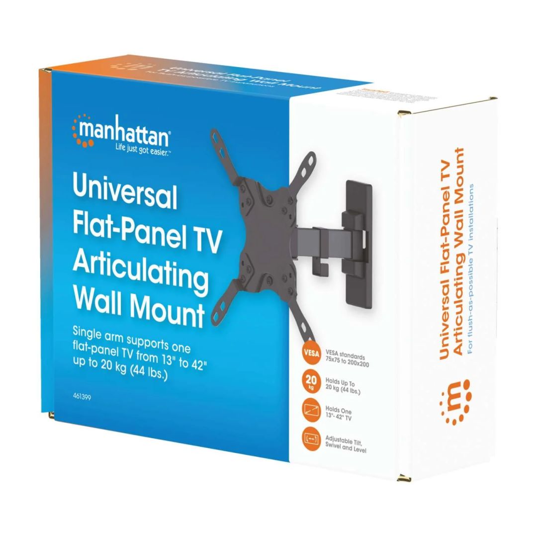 Manhattan Universal Flat-Panel Articulating TV Wall Mount 13-43