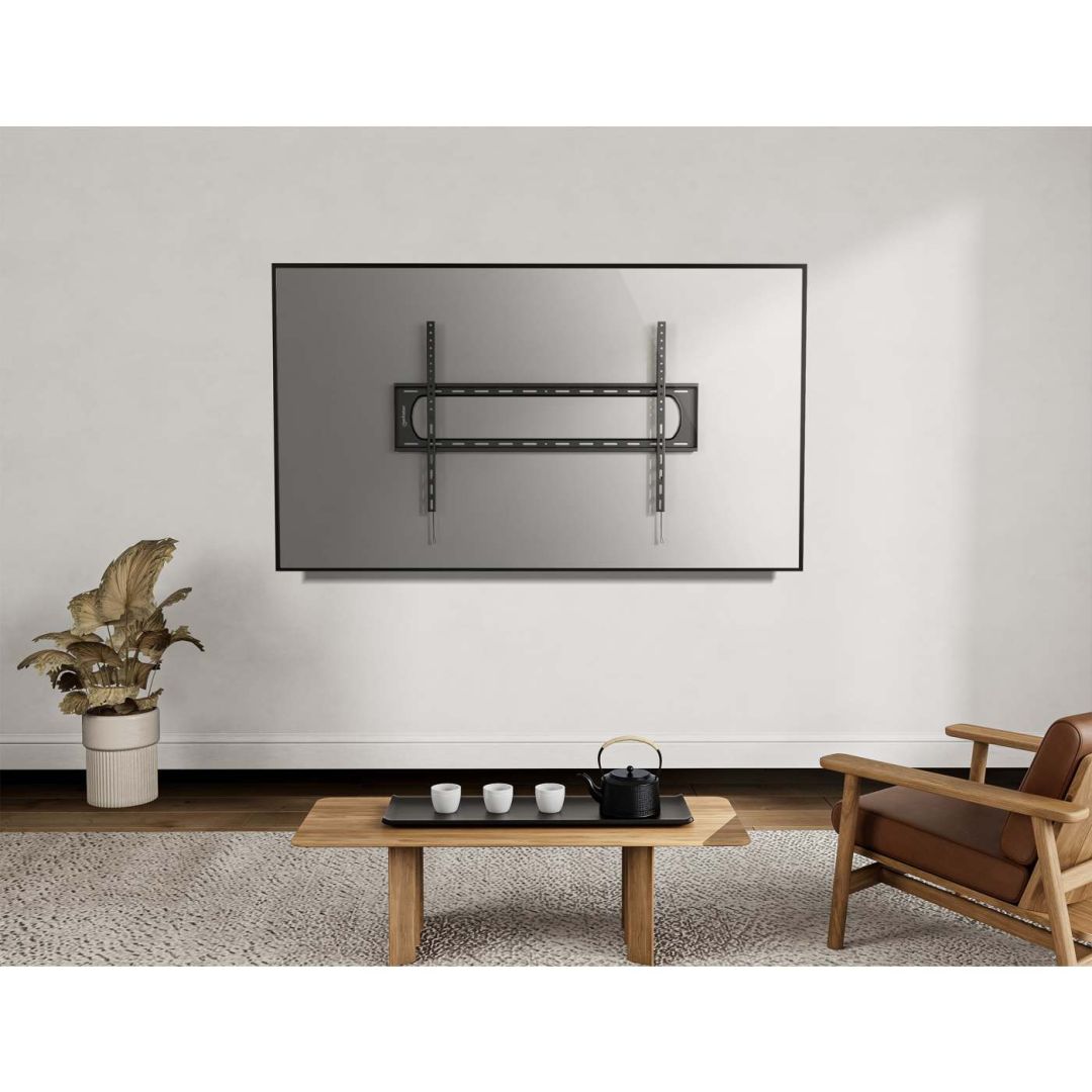 Manhattan Heavy-Duty Low-Profile Large-Screen Fixed TV Wall Mount 60-120