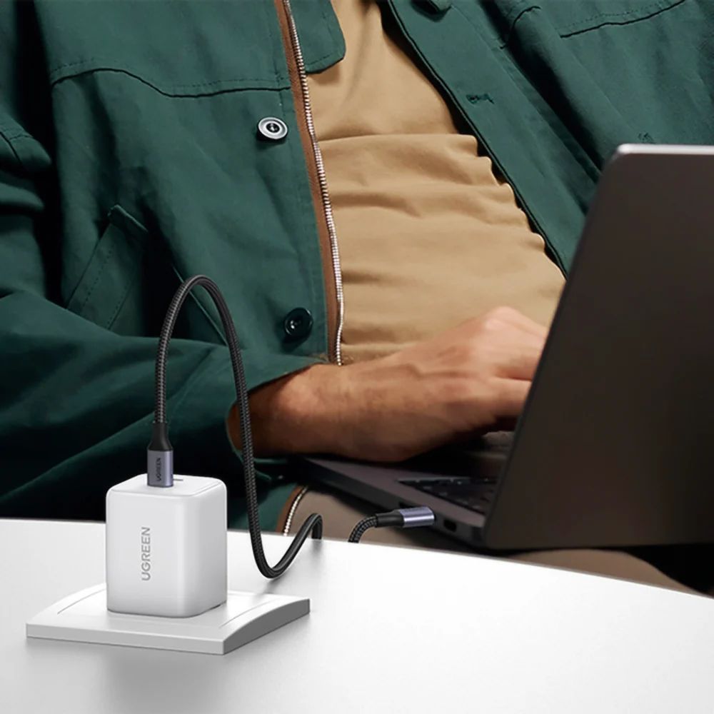 UGREEN Dual Network charger 45W 2x USB-C PD 3.0 GaN White